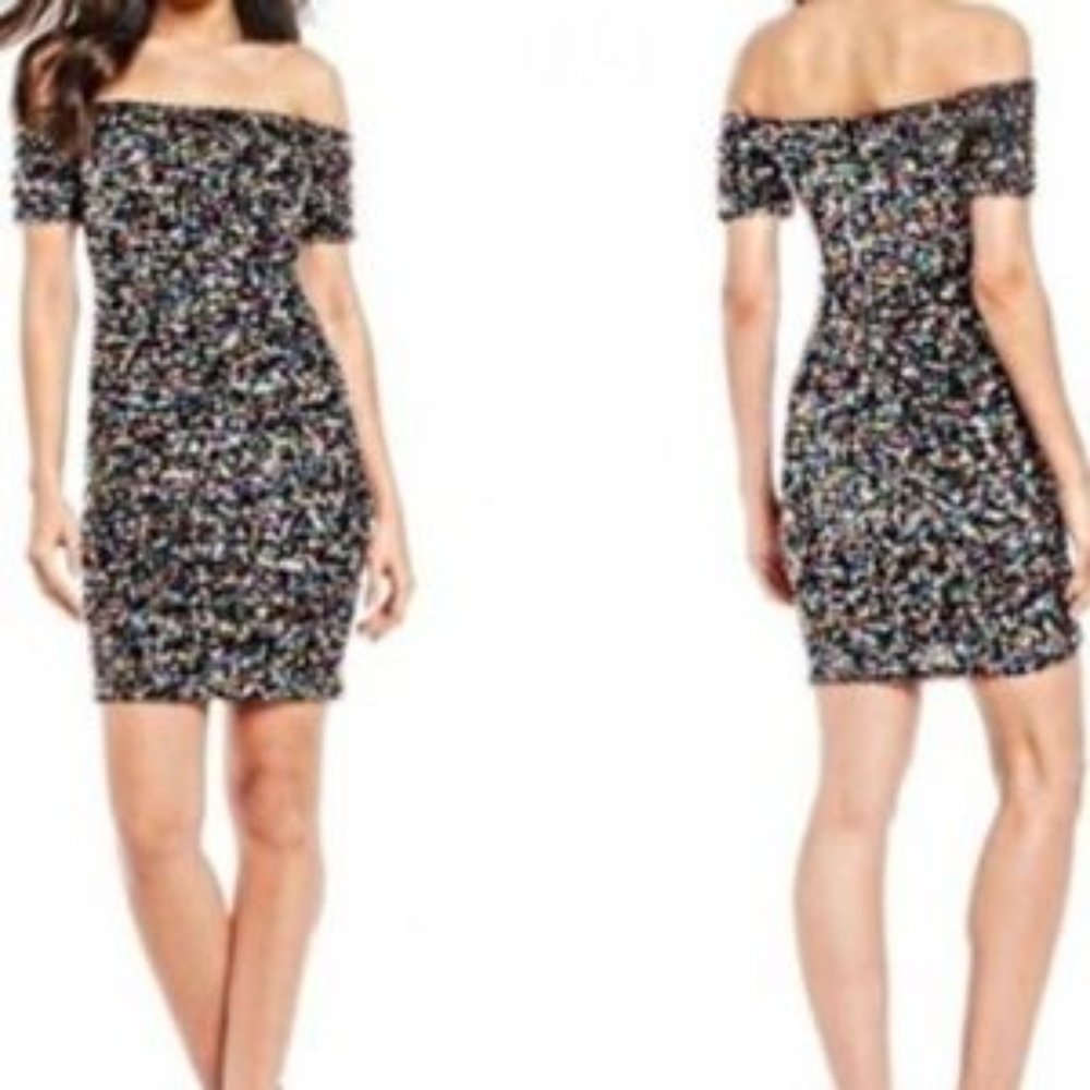Gianni Bini Confetti Sequin Dress